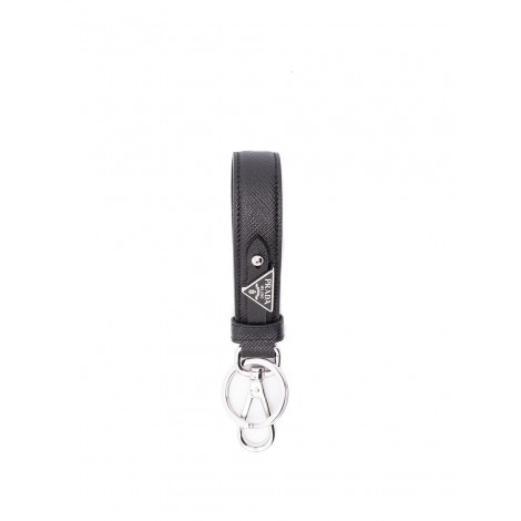 Prada Saffiano Leather Keychain