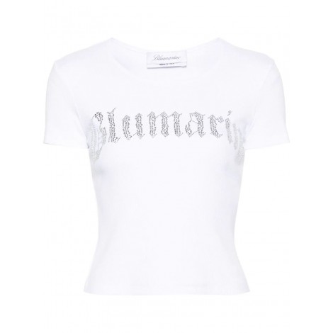 Blumarine Cropped T-Shirt