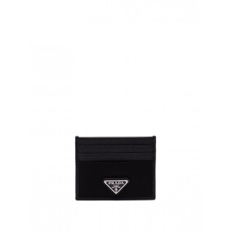 Prada Re-Nylon And Saffiano Leather Card Holder