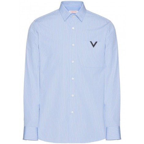 Valentino Garavani `V Detail` Long Sleeve Shirt