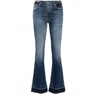 7 For All Mankind `Bootcut Tailorless River With Block Hem` Jeans