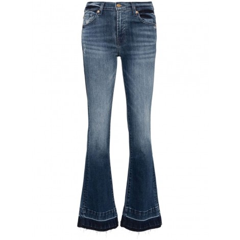 7 For All Mankind `Bootcut Tailorless River With Block Hem` Jeans