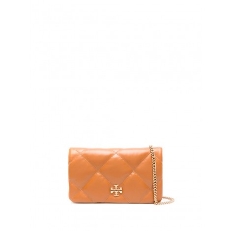 Tory Burch `Kira Diamond Quilt` Chain Wallet