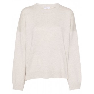 Brunello Cucinelli Long Sleeve Crew-Neck Sweater