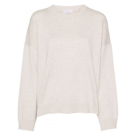 Brunello Cucinelli Long Sleeve Crew-Neck Sweater