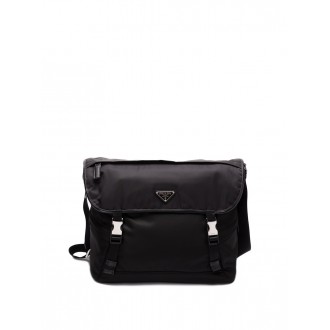 Prada Re-Nylon And Saffiano Leather Shoulder Bag