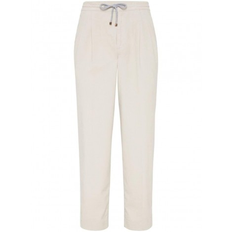 Brunello Cucinelli Garment-Dyed Leisure Fit Pants