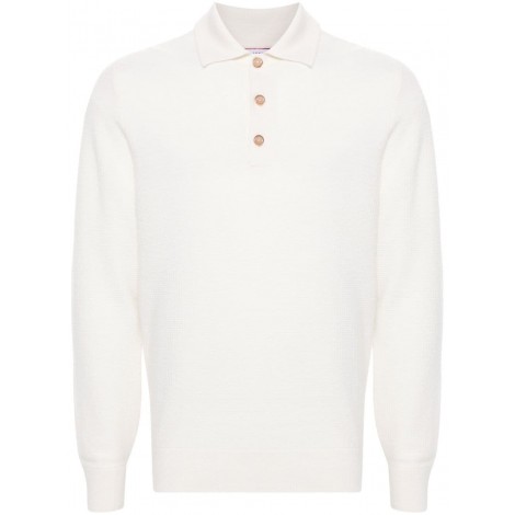 Brunello Cucinelli Knit Polo With Long Sleeves