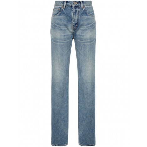 Saint Laurent Mid Rise Straight Jeans