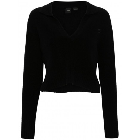 Pinko `Profumo` Polo-Neck Sweater