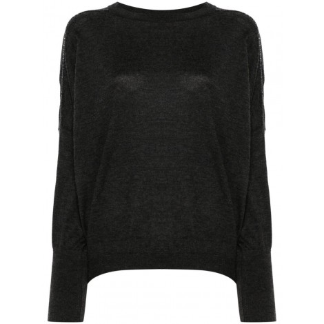 Brunello Cucinelli Long Sleeve Crew-Neck Sweater