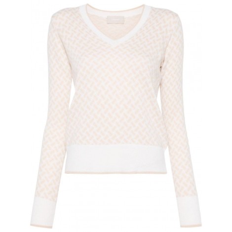 Drumohr Long Sleeve V-Neck Sweater