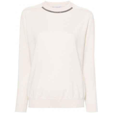 Brunello Cucinelli Long Sleeve Crew-Neck Sweater