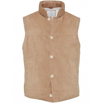 Brunello Cucinelli Padded Leather Vest