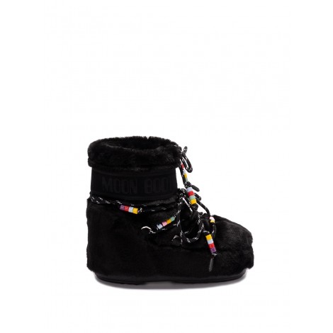 Moon Boot `Icon Low Faux Fur Beads Lab69` Boots