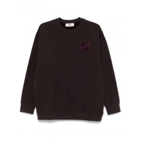 Fendi `Ff` Embroidery Sweater