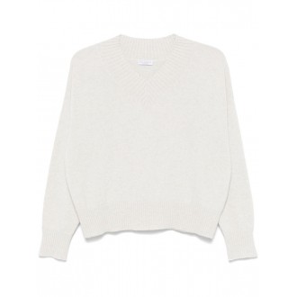 Brunello Cucinelli Long Sleeve V-Neck Sweater