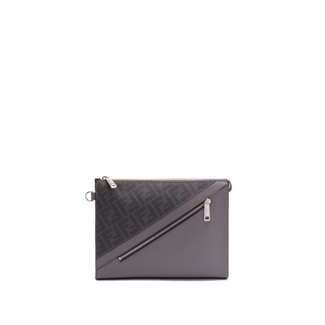 Fendi `Fendi Diagonal` Clutch Bag