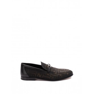 Fendi `O`Lock Ff` Loafers