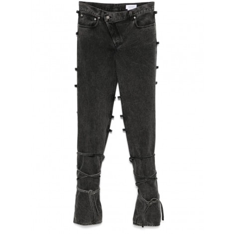 Alexander McQueen Baggy Tied Jeans