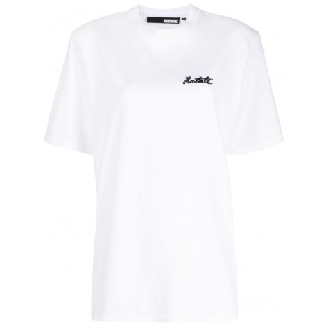 Rotate Plain Wide T-Shirt With Logo