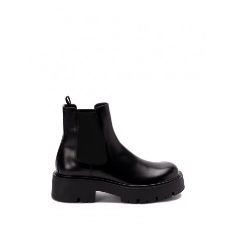 Prada Leather Chelsea Boots