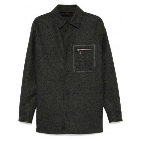 Fendi `Ff` Embossed Jacket