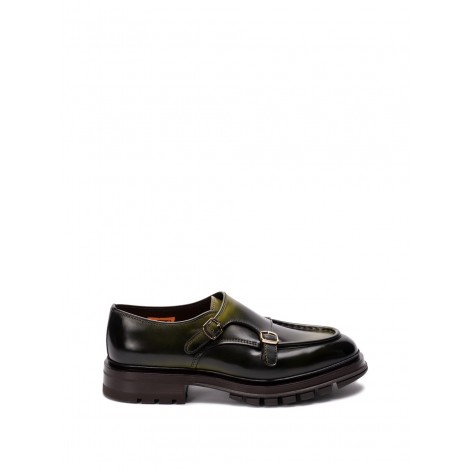 Santoni `Emric` Buckled Loafers