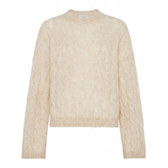 Brunello Cucinelli Knit Sweater With Monili