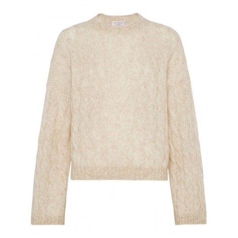 Brunello Cucinelli Knit Sweater With Monili