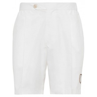 Brunello Cucinelli Bermuda Shorts With Tabbed Waistband And Tennis Bad