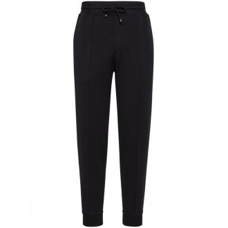 Brunello Cucinelli Pants With Crête Detail And Elasticated Cuffs