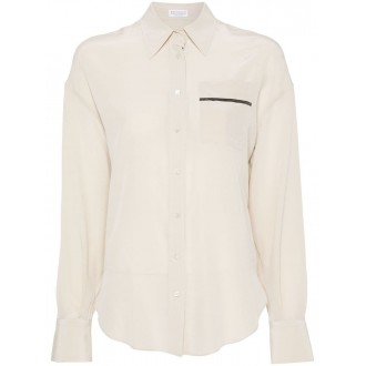 Brunello Cucinelli Shirt With Shiny Pocket Detail