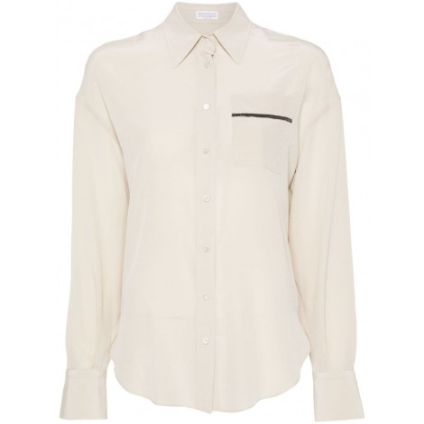 Brunello Cucinelli Shirt With Shiny Pocket Detail