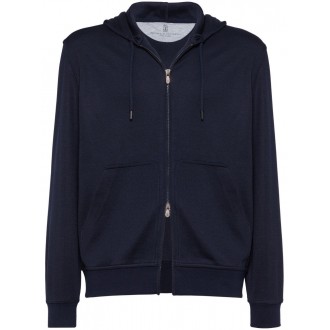 Brunello Cucinelli Hooded Sweatshirt With Zipper