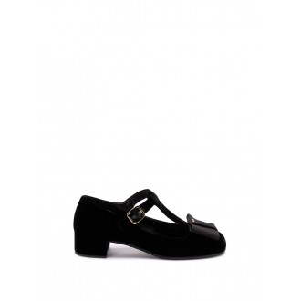 Prada Velvet `Mary Jane` Pumps