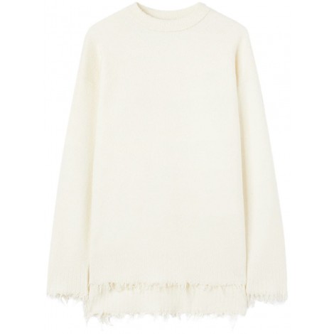 Jil Sander Long Sleeve Crew-Neck Sweater