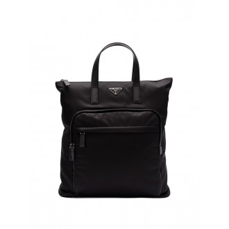 Prada Re-Nylon And Saffiano Leather Tote Bag