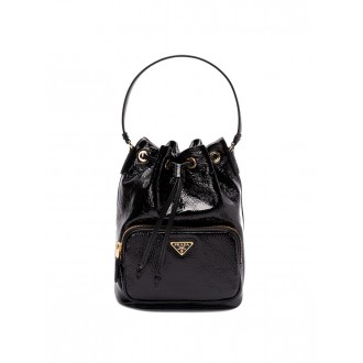 Prada `Prada Duet` Naplak Leather Bag