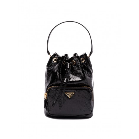 Prada `Prada Duet` Naplak Leather Bag