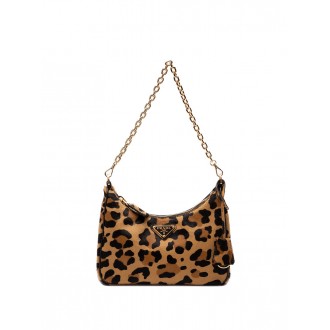 Prada Leopard Print `Prada Re-Edition` Bag 