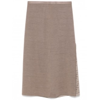 Fendi `Double Face Ff` Skirt