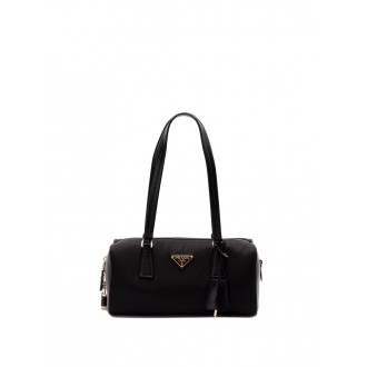 Prada Re-Nylon And Leather Small Handbag