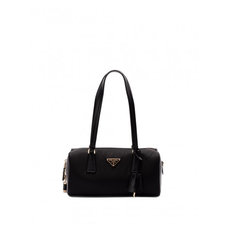 Prada Re-Nylon And Leather Small Handbag