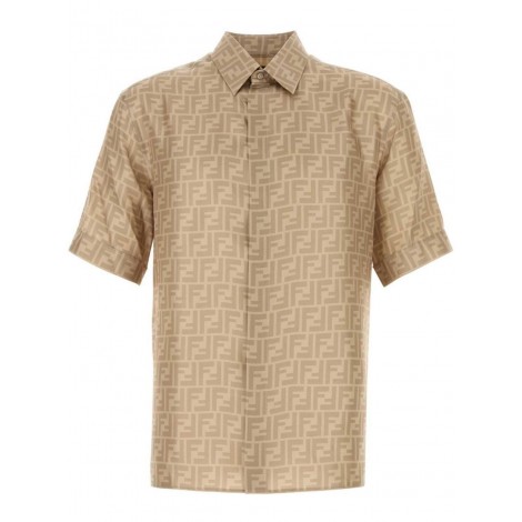 Fendi Logo Short Sleeve Shirt