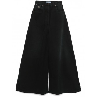 Prada Wide Leg Jeans