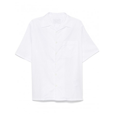 Prada Short-Sleeved Cotton Shirt