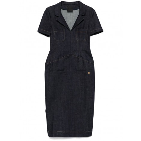 Givenchy Denim Pockets Midi Dress