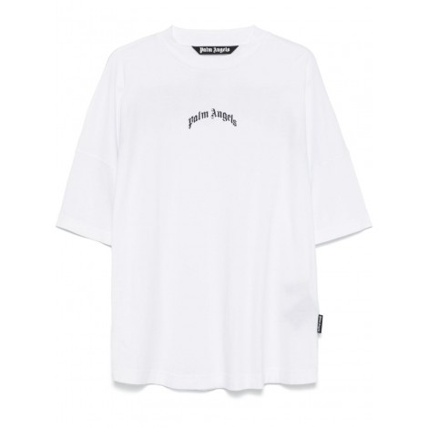 Palm Angels `Back Curved Logo` Oversize T-Shirt