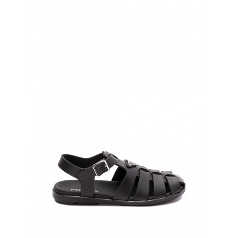 Prada Rubber `Fisherman` Sandals